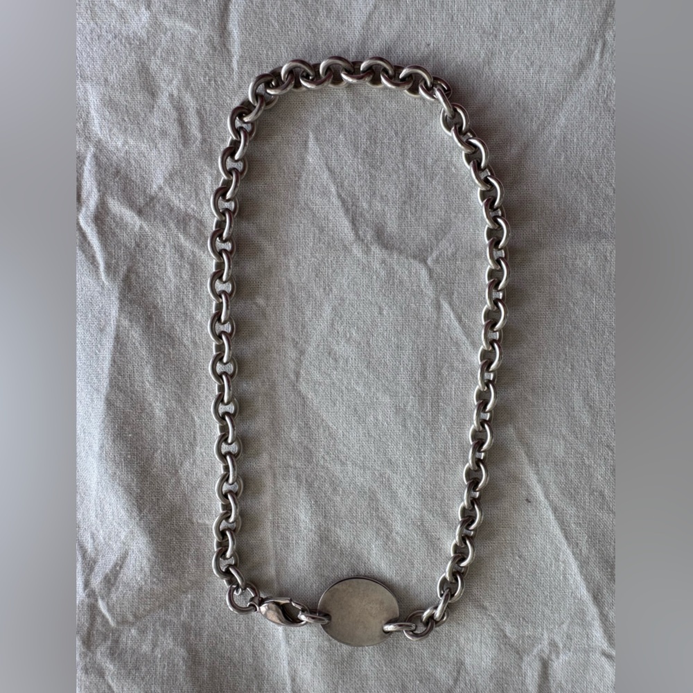 Return to Tiffany Oval Tag Necklace - Picture 3 of 6